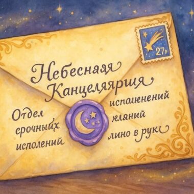 Письмо Вселенной в Небесную Канцелярию